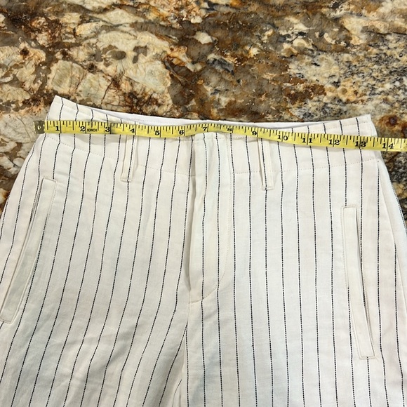 Rag and Bone Dylan Pant in White Stripe Size 00 - Picture 11 of 14